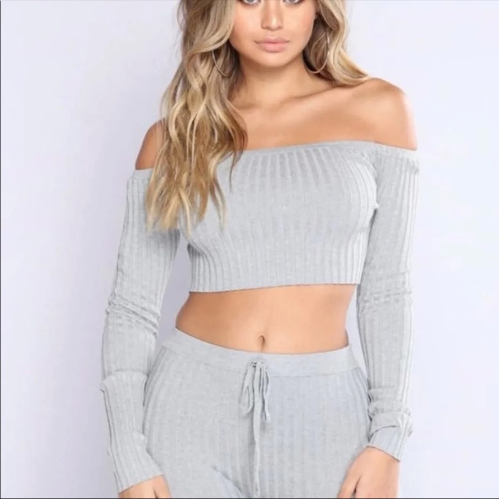 Lola Shoetique 2 piece Playa Baby Set Gray